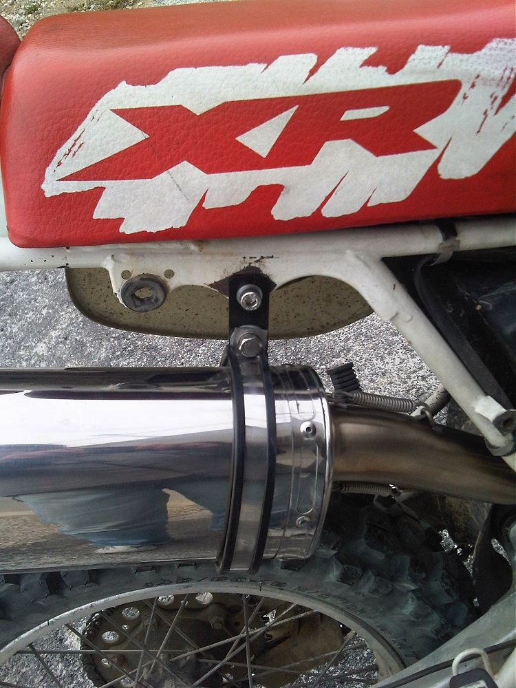 Esapament GPR compatibil cu Honda Xr 600 R  1988 Evacuare slip-on omologata, inclusiv db killer detașabil și cot de legătură,Trioval
