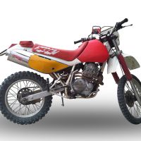Esapament GPR compatibil cu Honda Xr 600 R  1988 Evacuare slip-on omologata, inclusiv db killer detașabil și cot de legătură,Trioval