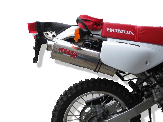 Esapament GPR compatibil cu Honda Xr 600 R  1988 Evacuare slip-on omologata, inclusiv db killer detașabil și cot de legătură,Trioval