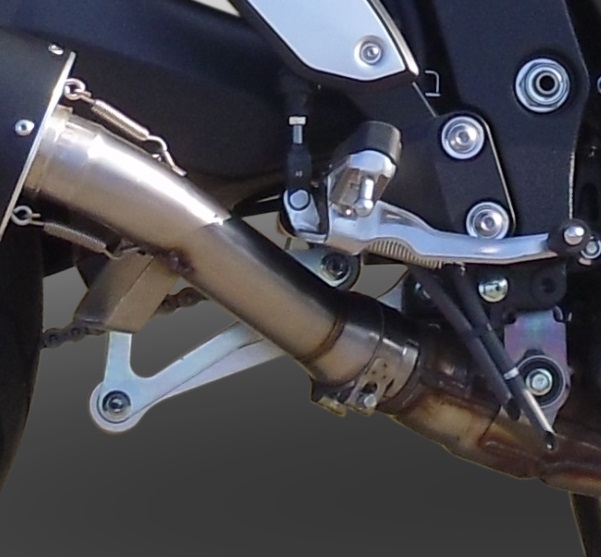 Exhaust compatible with Yamaha Fz.1 - Fazer 1000 2006-2014, Albus Ceramic, Homologated legal slip-on exhaust including removable db killer and link pipe