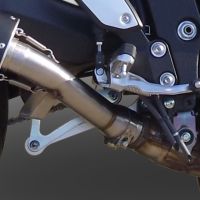 Exhaust compatible with Yamaha Fz.1 - Fazer 1000 2006-2014, Albus Ceramic, Homologated legal slip-on exhaust including removable db killer and link pipe
