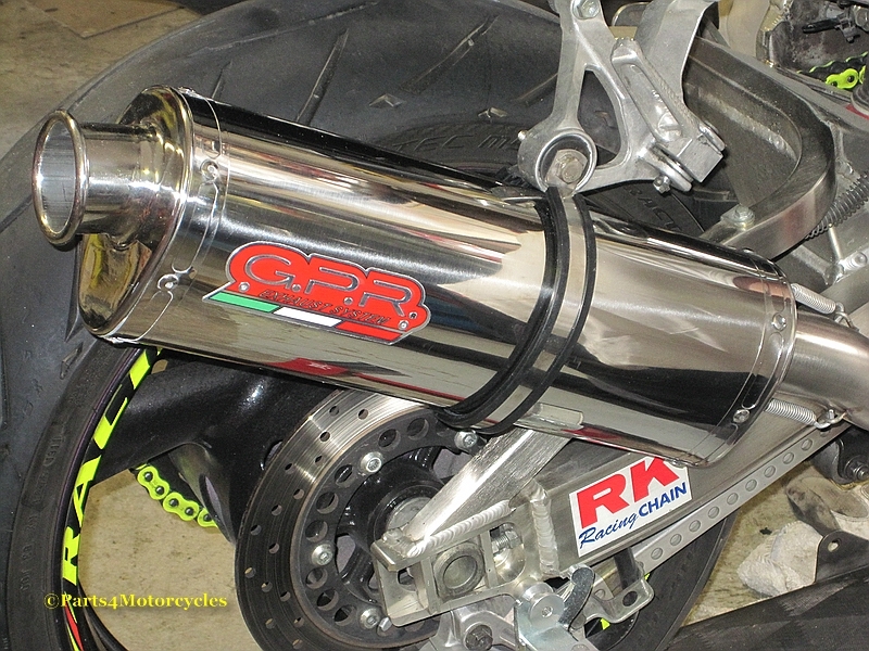 Esapament GPR compatibil cu Yamaha Yzf 750 1993 Evacuare slip-on omologata, inclusiv db killer detașabil și cot de legătură,Trioval