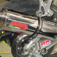 Esapament GPR compatibil cu Yamaha Yzf 750 1993 Evacuare slip-on omologata, inclusiv db killer detașabil și cot de legătură,Trioval