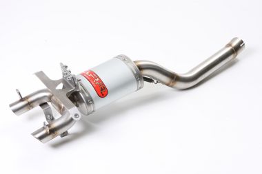 Esapament GPR compatibil cu Yamaha Fz6 600-Fazer S1-S2  2004 Evacuare slip-on omologata, inclusiv db killer detașabil și cot de legătură,Alluminio Ghost