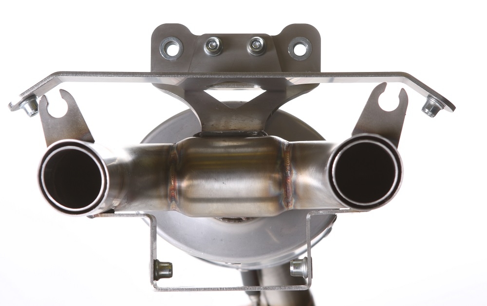 Exhaust compatible with Yamaha Fz6 600-Fazer S1-S2 2004-2013, Alluminio Ghost, Homologated legal slip-on exhaust including removable db killer and link pipe