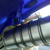 Esapament GPR compatibil cu Yamaha YZ 450 F 2003 Evacuare slip-on omologata, inclusiv db killer detașabil și cot de legătură,Furore Poppy