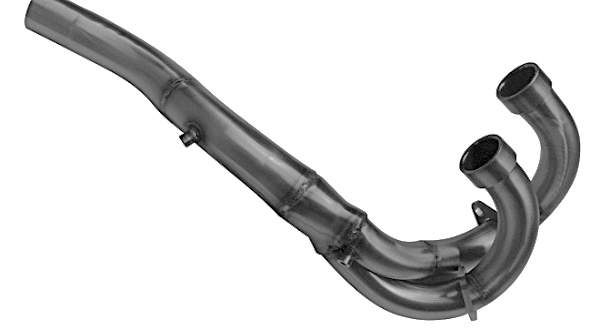 Exhaust compatible with Aeon Cobra 420 2022-2023, Decatalizzatore, Decat pipe