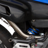 Esapament GPR compatibil cu Yamaha Xt 600 - E - K 1985 Evacuare slip-on omologata, inclusiv db killer detașabil și cot de legătură,Trioval