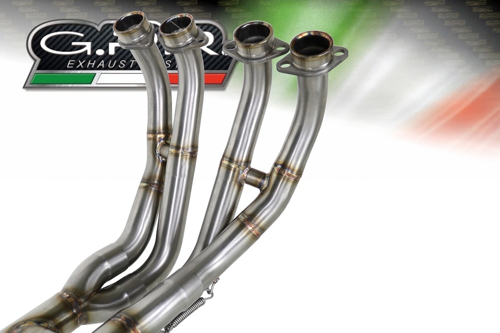 Esapament GPR compatibil cu Yamaha Yzf R6 2017  Sistem complet de evacuare Racing,M3 Titanium Natural