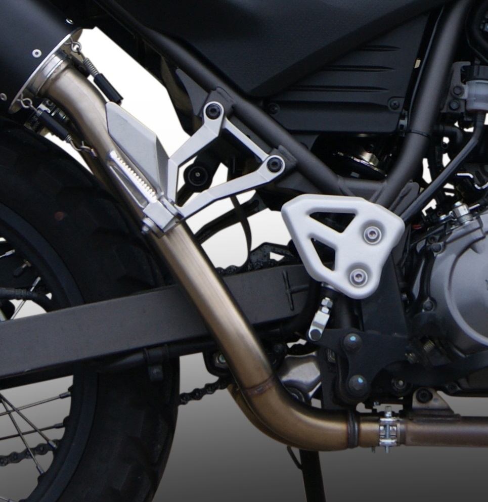 Esapament GPR compatibil cu Yamaha Xt 660 X-R  2004 Evacuare cu dublă omologare legală, inclusiv db killers și coturi de legătură detașabile,Trioval