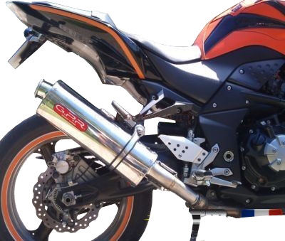 Esapament GPR compatibil cu Kawasaki Z 1000  2007 Evacuare cu dublă omologare legală, inclusiv db killers și coturi de legătură detașabile,Trioval