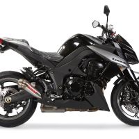 Esapament GPR compatibil cu Kawasaki Z 1000  2010 Evacuare cu dublă omologare legală, inclusiv db killers și coturi de legătură detașabile,Powercone Evo