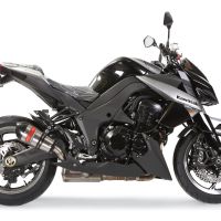 Esapament GPR compatibil cu Kawasaki Z 1000 Sx 2011 Evacuare dublă de curse, inclusiv țevi de legătură,New Grand Prix Evo Titanium