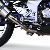 Esapament GPR compatibil cu Kawasaki Z 1000  2007 Evacuare cu dublă omologare legală, inclusiv db killers și coturi de legătură detașabile,M3 Inox 