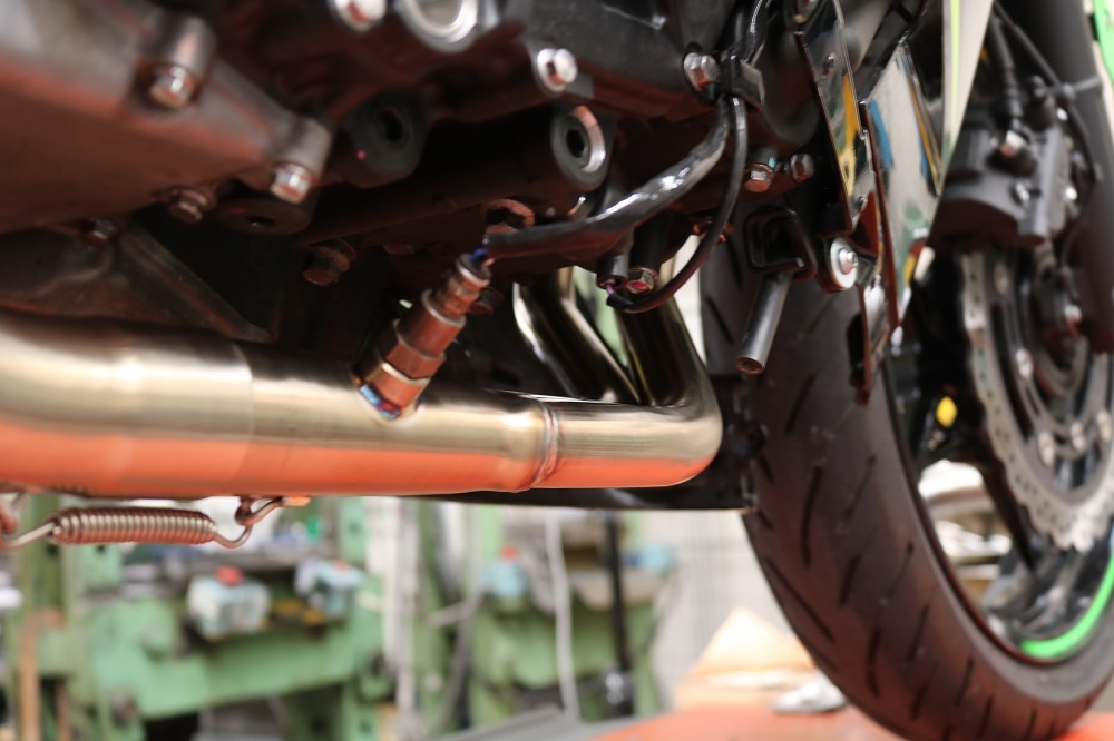 Exhaust compatible with Kawasaki Ninja 400 2018-2022, Decatalizzatore, Decat pipe