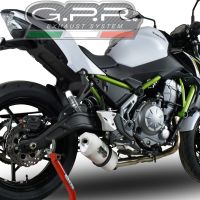 Exhaust compatible with Kawasaki Z 650 2021-2022, Albus Evo4, Homologated legal full system exhaust, including removable db killer and catalyst