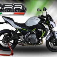 Esapament GPR compatibil cu Kawasaki Z 650 2021 Sistem complet de evacuare legal omologat, inclusiv db killer și catalizator detașabil,New Grand Prix Evo Titanium