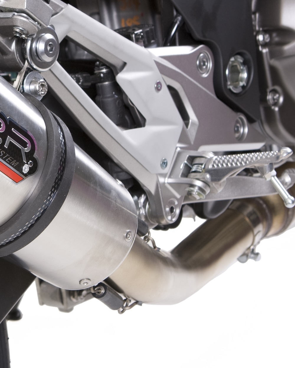 Esapament GPR compatibil cu Kawasaki Z 800 2009 Evacuare slip-on omologata, inclusiv db killer detașabil și cot de legătură,Furore Nero