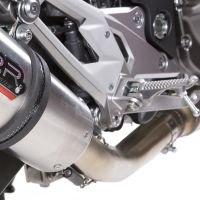 Esapament GPR compatibil cu Kawasaki Z 800 2009 Evacuare slip-on omologata, inclusiv db killer detașabil și cot de legătură,Furore Nero