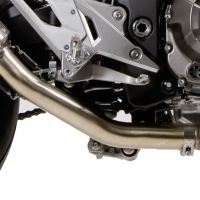 Exhaust compatible with Kawasaki Z 800 2009-2016, M3 Poppy , Homologated legal slip-on exhaust including removable db killer and link pipe