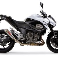 Esapament GPR compatibil cu Kawasaki Z 800 2009 Evacuare slip-on omologata, inclusiv db killer detașabil și cot de legătură,Powercone Evo