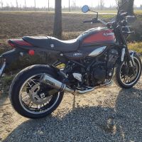Esapament GPR compatibil cu Kawasaki Z 900 RS 2018 Evacuare slip-on omologata, inclusiv db killer detașabil și cot de legătură,M3 Inox 