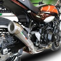 Esapament GPR compatibil cu Kawasaki Z 900 RS 2018 Evacuare slip-on omologata, inclusiv db killer detașabil și cot de legătură,Powercone Evo