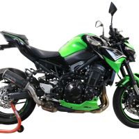 Esapament GPR compatibil cu Kawasaki Z 900 2020 Evacuare slip-on omologata, inclusiv db killer detașabil și cot de legătură,M3 Black Titanium