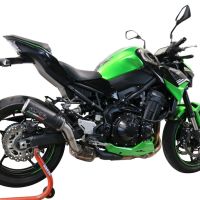 Esapament GPR compatibil cu Kawasaki Z 900 2020 Evacuare slip-on omologata, inclusiv db killer detașabil și cot de legătură,M3 Black Titanium
