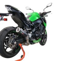 Esapament GPR compatibil cu Kawasaki Z 900 2020 Evacuare slip-on omologata, inclusiv db killer detașabil și cot de legătură,M3 Black Titanium