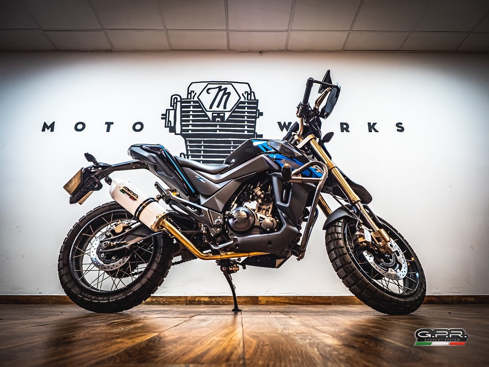 Exhaust compatible with Zontes Zt 125 G1 - U - U1 - Z2 2020-2024, Albus Evo4, Homologated legal full system exhaust, including removable db killer and catalyst