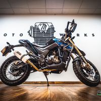 Exhaust compatible with Zontes Zt 125 G1 - U - U1 - Z2 2020-2024, Albus Evo4, Homologated legal full system exhaust, including removable db killer and catalyst