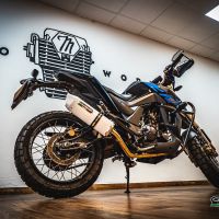 Exhaust compatible with Zontes Zt 125 G1 - U - U1 - Z2 2020-2024, Albus Evo4, Homologated legal full system exhaust, including removable db killer and catalyst