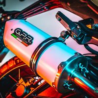 Exhaust compatible with Zontes Zt 125 G1 - U - U1 - Z2 2020-2024, Albus Evo4, Homologated legal full system exhaust, including removable db killer and catalyst