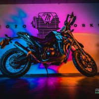 Exhaust compatible with Zontes Zt 125 G1 - U - U1 - Z2 2020-2024, M3 Black Titanium, Homologated legal full system exhaust, including removable db killer and catalyst