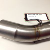 Exhaust compatible with Kawasaki ZX-10R 2010-2015, M3 Poppy , Racing slip-on exhaust including link pipe