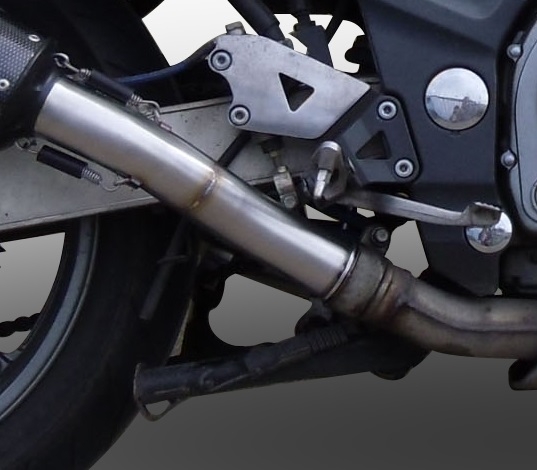 Esapament GPR compatibil cu Kawasaki Zzr 600 2002 Evacuare cu dublă omologare legală, inclusiv db killers și coturi de legătură detașabile,Trioval