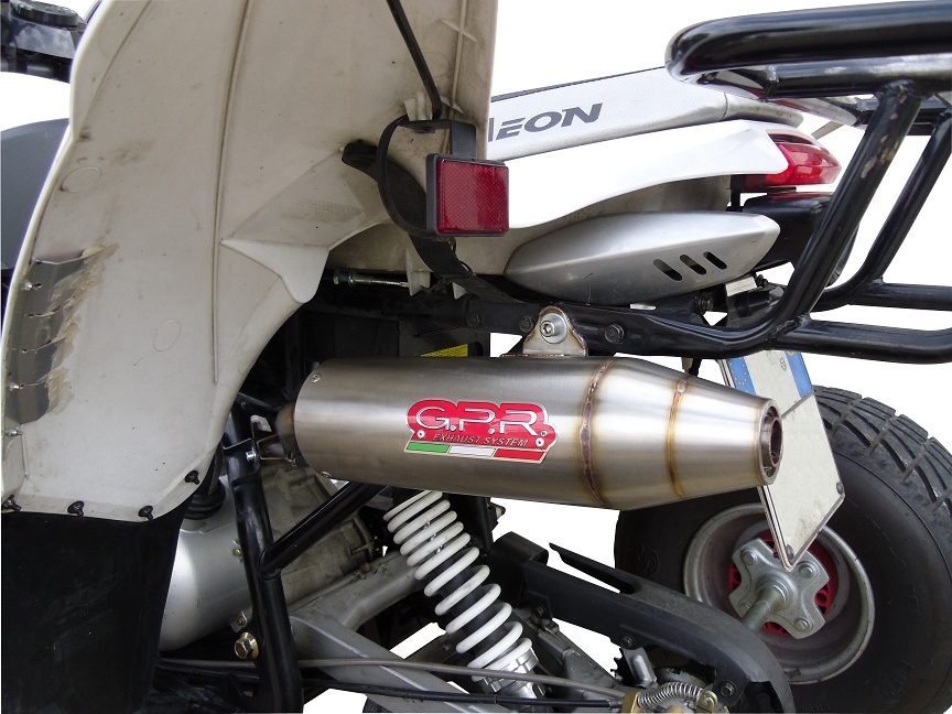 Esapament GPR compatibil cu Aeon Cobra 350 2007 Sistem complet de evacuare legal omologat, inclusiv db killer detașabil,Deeptone Atv