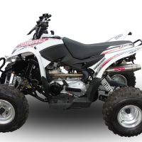 Esapament GPR compatibil cu Aeon Cobra 400 2017 Sistem complet de evacuare legal omologat, inclusiv db killer detașabil,Deeptone Atv