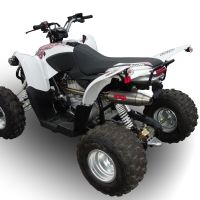 Esapament GPR compatibil cu Aeon Cobra 400 2017 Sistem complet de evacuare legal omologat, inclusiv db killer detașabil,Deeptone Atv