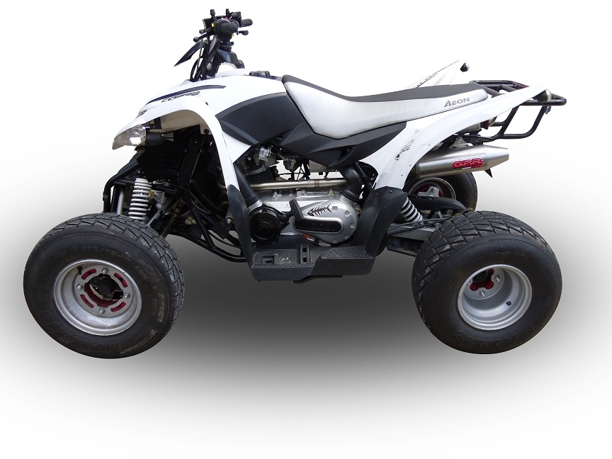 Esapament GPR compatibil cu Aeon Cobra 350 2007 Sistem complet de evacuare legal omologat, inclusiv db killer detașabil,Deeptone Atv