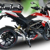 Esapament GPR compatibil cu Ducati Hyperstrada -Hypermotard 939 EURO 4  2016 Evacuare slip-on omologata, inclusiv db killer detașabil, cot de legătură și catalizator,Powercone Evo
