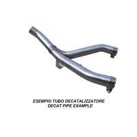 Exhaust compatible with Honda Msx - Grom 125 2013-2017, Decatalizzatore, Decat pipe