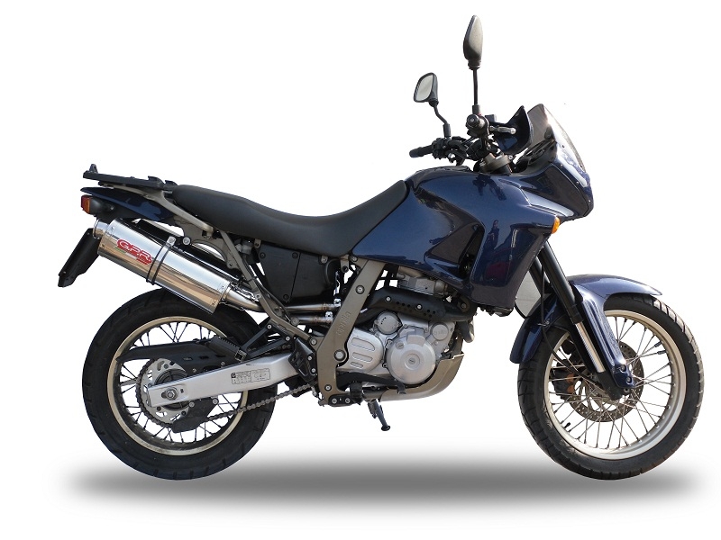 Esapament GPR compatibil cu Aprilia Pegaso 3 650 -Pegaso i.e. 1997 Evacuare cu dublă omologare legală, inclusiv db killers și coturi de legătură detașabile,Trioval