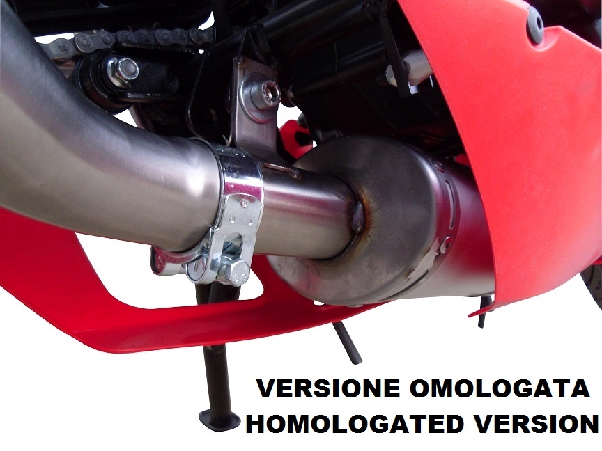 Esapament GPR compatibil cu Aprilia RS 4 125 2011 Sistem complet de evacuare legal omologat, inclusiv db killer și catalizator detașabil,Deeptone Inox