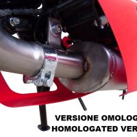 Esapament GPR compatibil cu Aprilia RS 4 125 2011 Sistem complet de evacuare legal omologat, inclusiv db killer și catalizator detașabil,Deeptone Inox