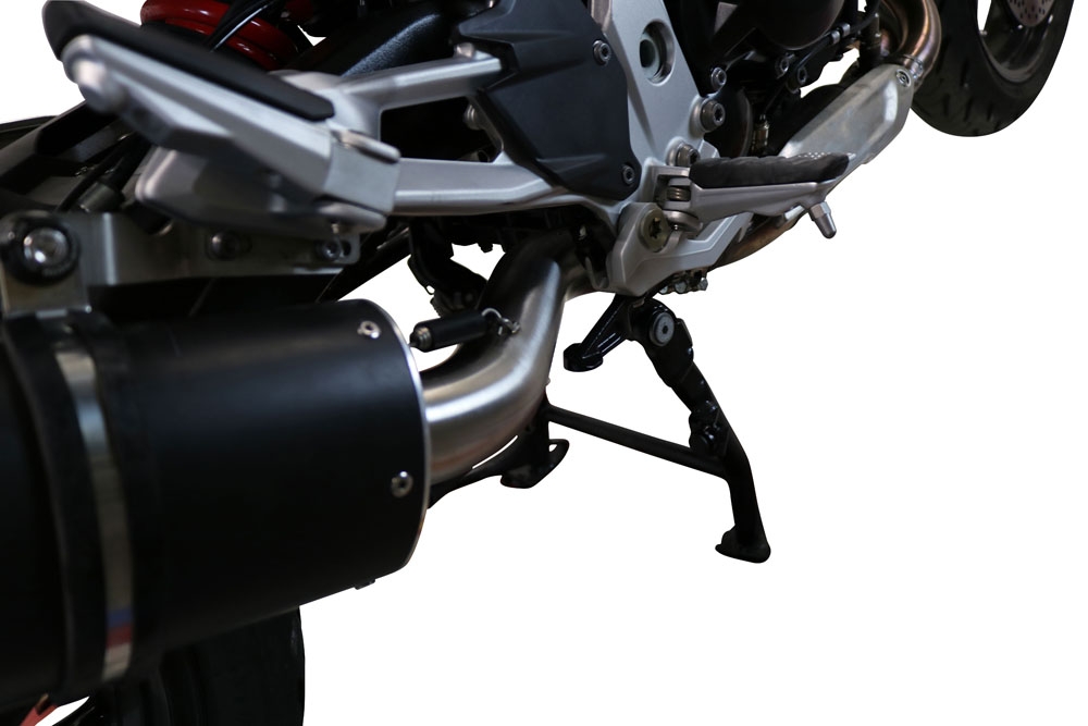 Esapament GPR compatibil cu Bmw F 900 XR-R 2020 Evacuare slip-on omologata, inclusiv db killer detașabil și cot de legătură,Furore Evo4 Poppy