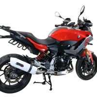 Esapament GPR compatibil cu Bmw F 900 XR-R 2020 Evacuare slip-on omologata, inclusiv db killer detașabil și cot de legătură,Albus Evo4