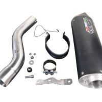 Esapament GPR compatibil cu Bmw F 900 XR-R 2020 Evacuare slip-on omologata, inclusiv db killer detașabil și cot de legătură,Furore Evo4 Nero