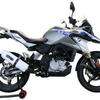 Esapament GPR compatibil cu Bmw G 310 Gs 2022 Sistem complet de evacuare legal omologat, inclusiv db killer și catalizator detașabil,Albus Evo4